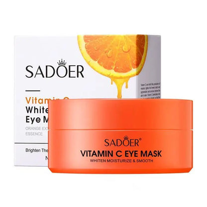 Masque contour des yeux au collagène VITAMINE C – 60 patchs Réduit les cernes et les poches, hydrate intensément et raffermit la peau.