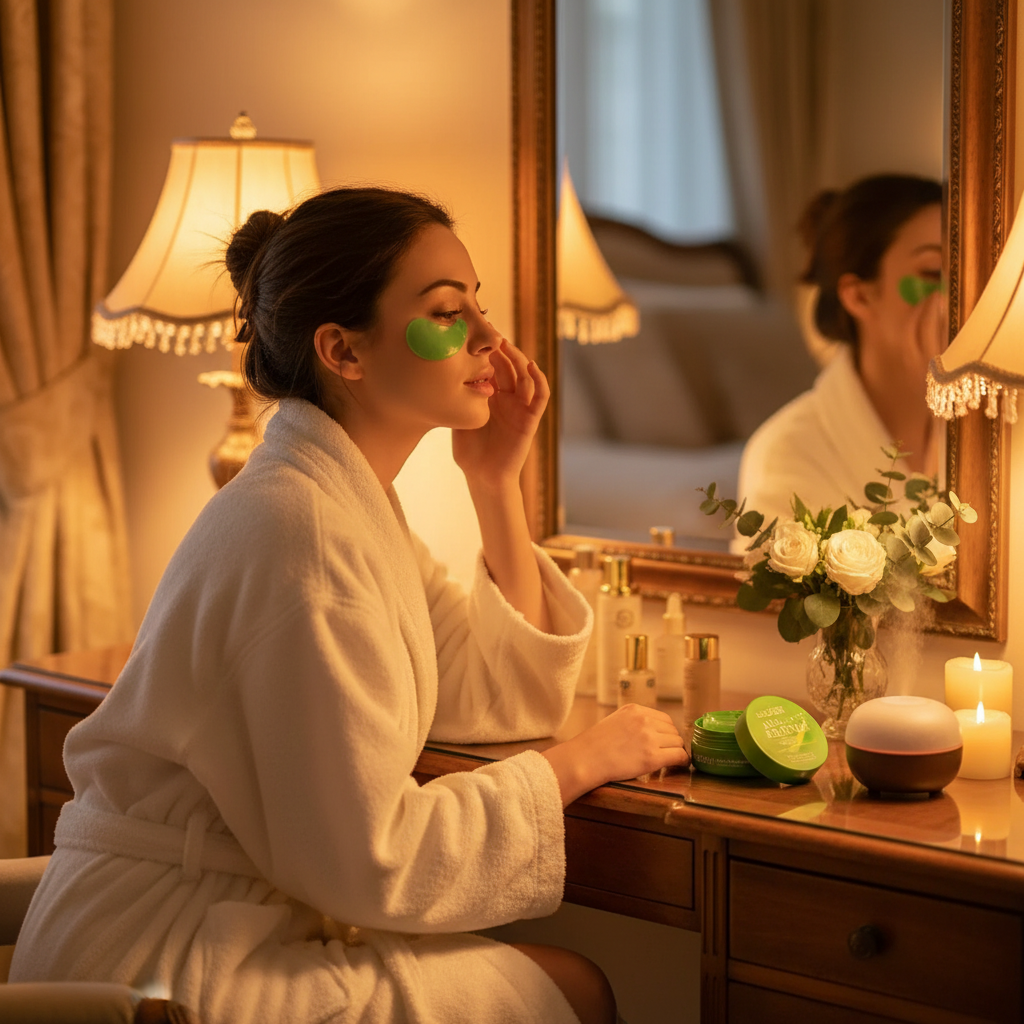 Masques Yeux Aloe Vera Collagène